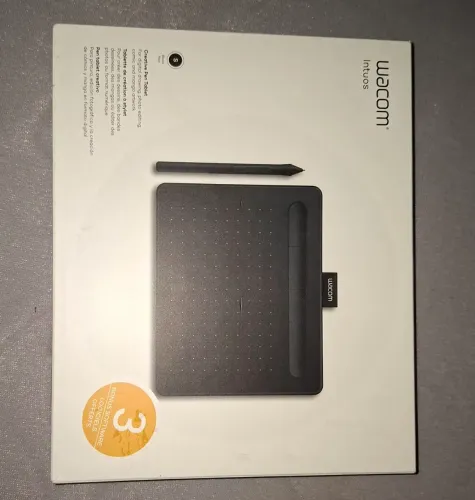 Mesa Wacom Intuos S Preta Completa - Sem Marcas De Uso