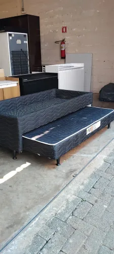 Cama box solteiro com auxiliar USADA ENTREGA dentro de Uberlândia MG