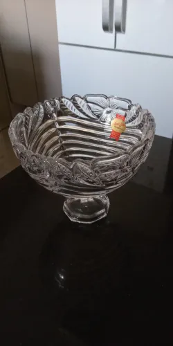 Vaso em cristal Anna Hutte Bleikristall. Anos 90