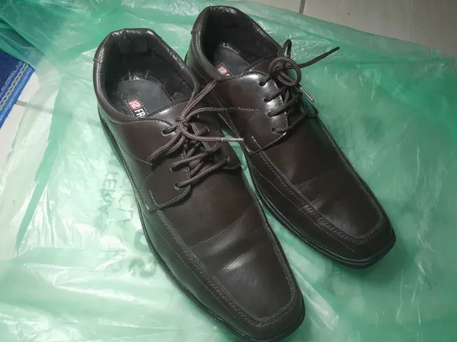 Sapato Social Masculino Franshoes N° 39 Marrom - Semi Novo / Sem Uso (Apenas Retirada)