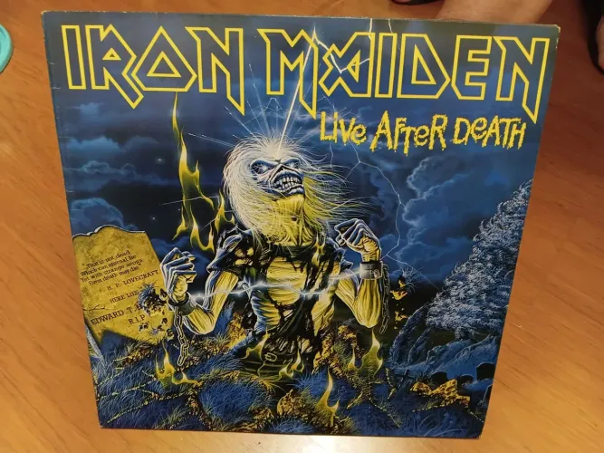 VINIL IRON MAIDEN LIVE AFTER DEATH DUPLO