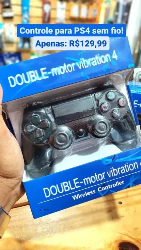 Controle remoto Para PS4 sem fio recarregável