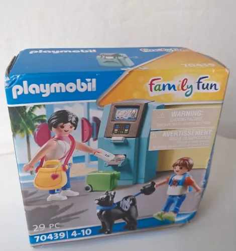 Playmobil Family Fun Caixa Eletrônico e Figuras (Preço Negociável Levando + Peças)