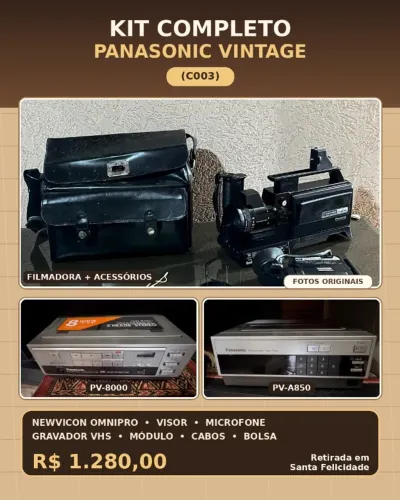 KIT COMPLETO PANASONIC VINTAGE (C003)