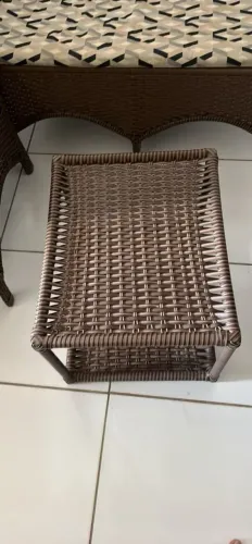Conjunto de cadeiras para área externa