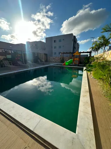 Apartamento com área de lazer completa para alugar no Valentina