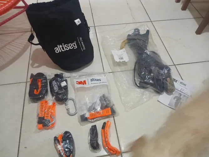 OPORTUNIDADE: Kit Linha de Vida Móvel + Garra de Meio de Vão (MV-FIX) - NOVO E LACRADO!