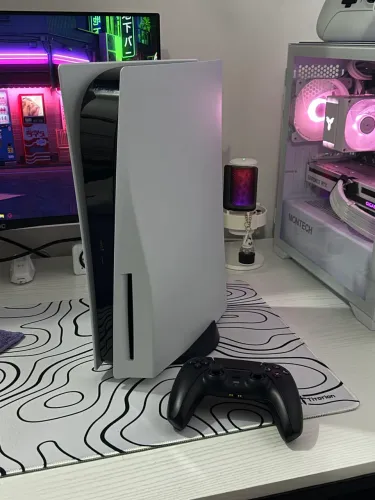 PS5 Fat com Caixa e Controle DualSense Preto | Aceito Cartão | Entrego