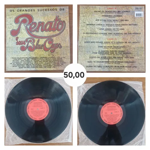 Vinil Os Grandes Sucessos de Renato e seus Blue Caps