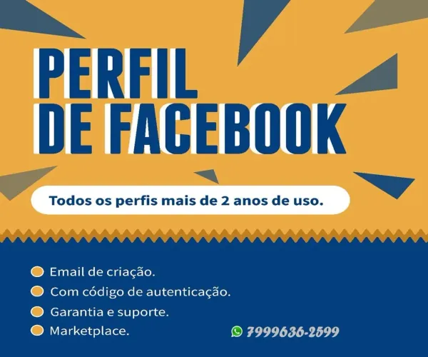 Perfil Facebook mais 2 anos de uso