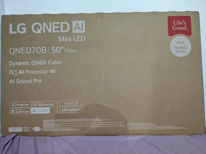 LG 50 polegadas mini led 2026