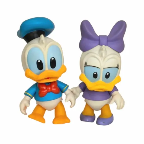 Pato Donald e Margarida Articulados - Oficial Disney (28cm)