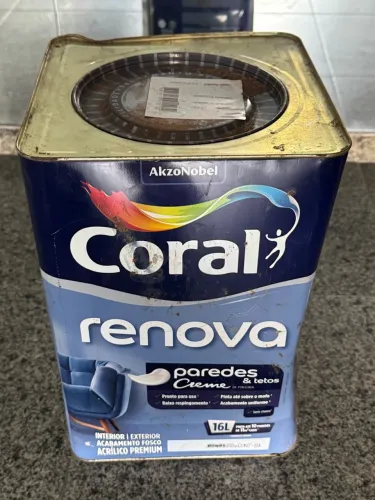 Tinta Acrílica Coral Renova - Branco Fosco