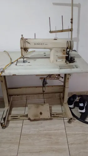 MÁQUINA SINGER INDUSTRIAL COSTURA RETA
