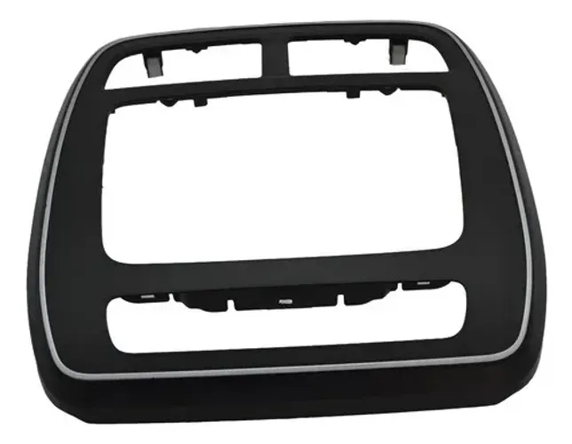 Moldura Radio Central Painel Renault Kwid 2022 Original Preto