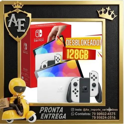 Nintendo Swtich OLED desbloqueado