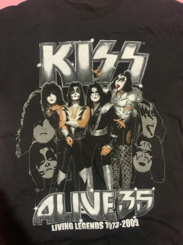 Camisa da banda Kiss