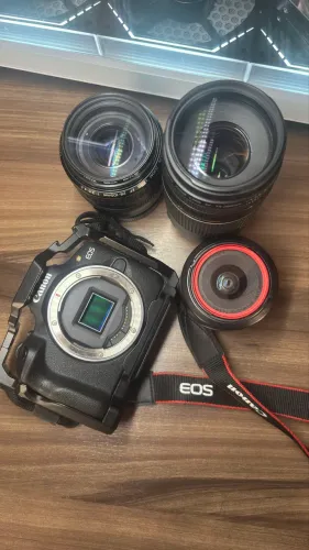 Canon R100 Mirroless + lentes e adaptador EF-RF - 3538 clicks