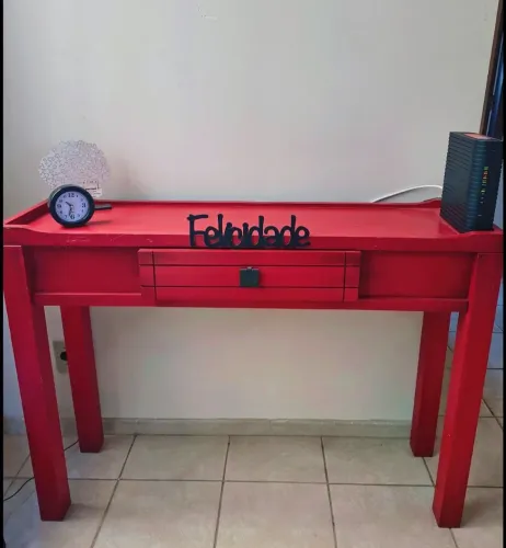 Rack para TV/Computador/Aparador Vermelho