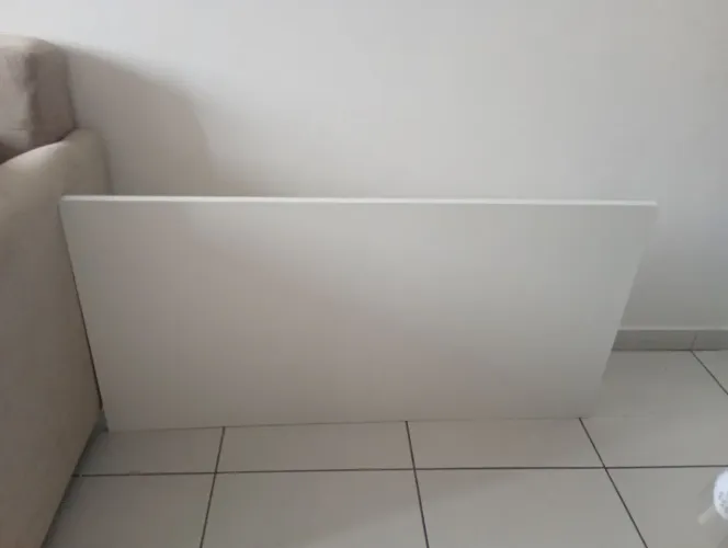 BANCADA NOVA BRANCA DE MDF 120X60CM 