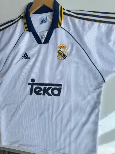 Camisa Real Madrid Original 2000/2001 Adidas Teka Drastosa G - ESTADO DE NOVA 10/10