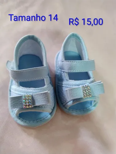 Sapatilha bebê menina. Tamanho 14