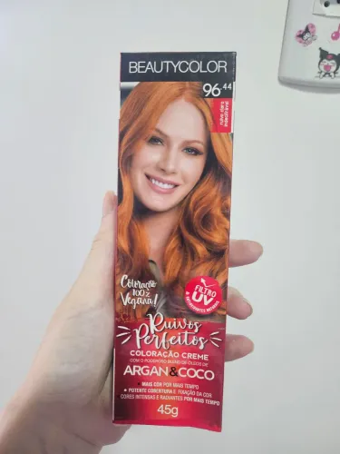 Tinta BeautyColor Ruivo Claro 96.44 (Lacrada)