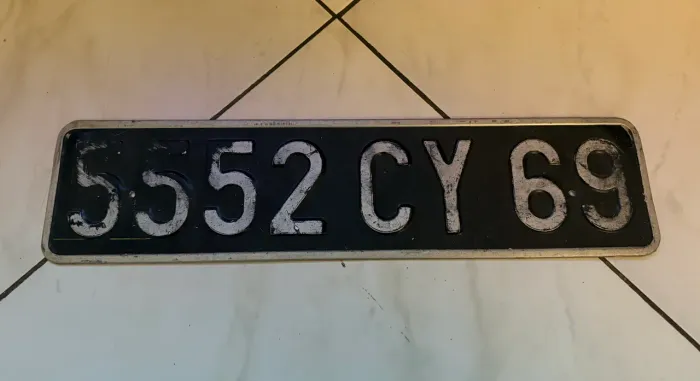 Placa antiga França lyon Vintage