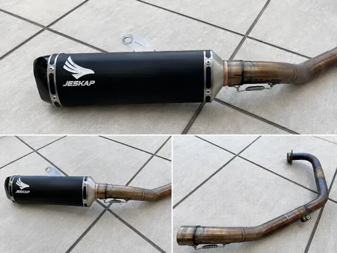 ESCAPAMENTO JESKAP K4 BLACK FULL - HONDA CB 300F TWISTER
