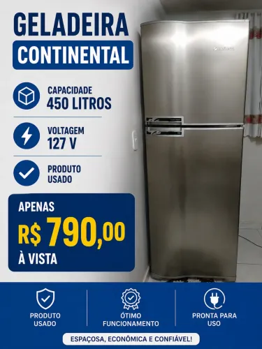 Geladeira inox