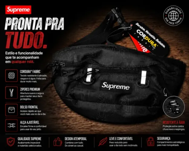 Bag supreme preta