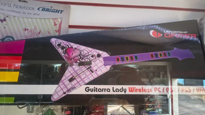 Guitarra wii.ps3.ps2 sem fio