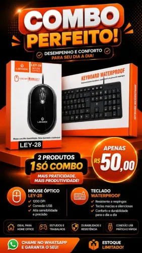 kit teclado e mouse