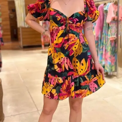 Vestido farm flor de banana