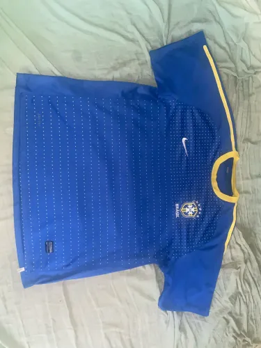 Camisa Seleção Brasileira Azul Copa 2010 Nike Original (Extra GG)