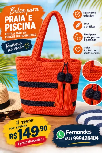 Bolsa croche praia grande