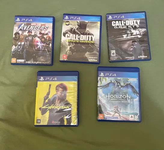 Jogos PS4 - vendo ou troco