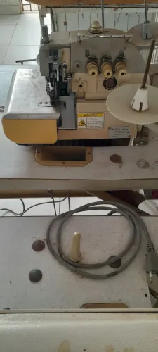 Maquina de costura reta e overloc