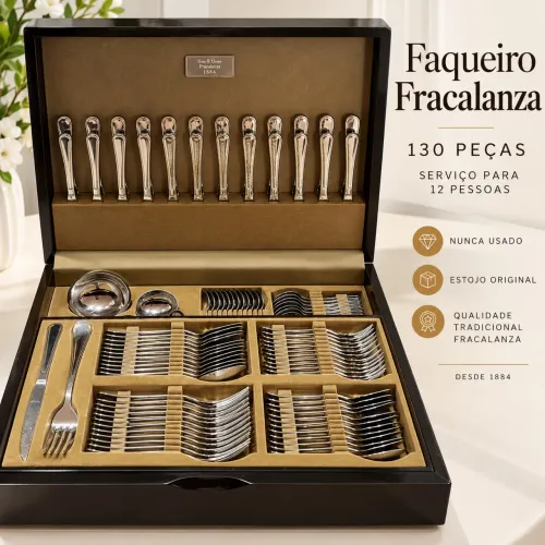 Faqueiro Fracalanza 12 serviços