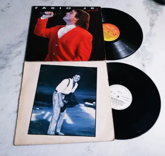 LP Vinil Fabio Jr - Ao Vivo + Single Sem Limites Pra Sonhar