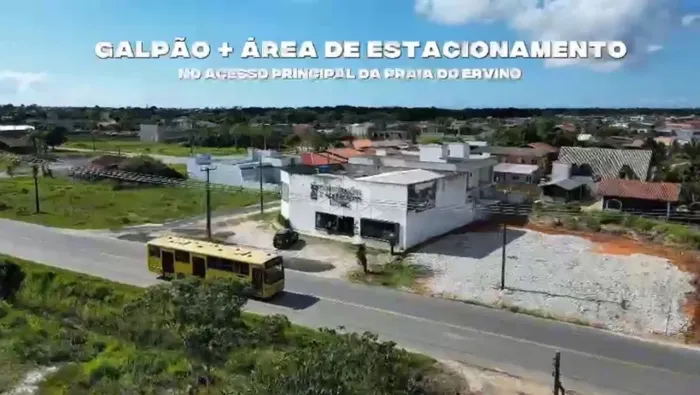 GALPÃO COMERCIAL AVENIDA PRINCIPAL, ENTRADA ERVINO, SFS - SC.