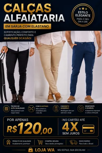 Calça alfaiataria 