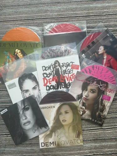 COLEÇÃO VINIL DISCO LP COMPLETA DEMI LOVATO