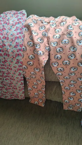 Kit com as 2 Calças Legging Tam 12