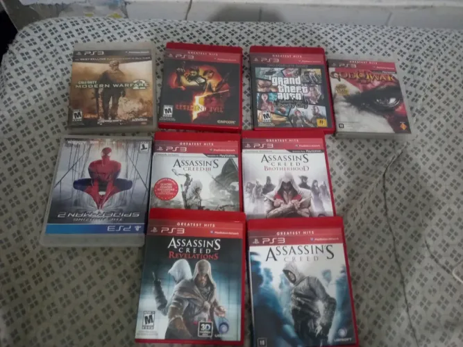 9 jogos originais PS3