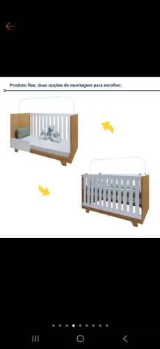 Berço mini cama lacrado 