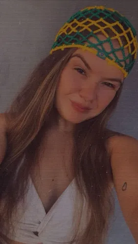 Touca headpiece de croche