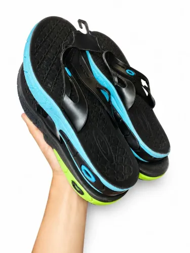Chinelo Masculino Esportivo Confortável Antiderrapante | Azul e Verde | Vários Tamanhos