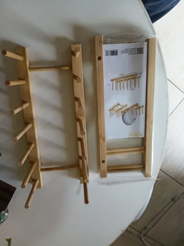 Suporte de prato bambu