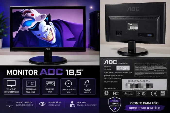 Monitor AOC e950Swn 18,5" LED